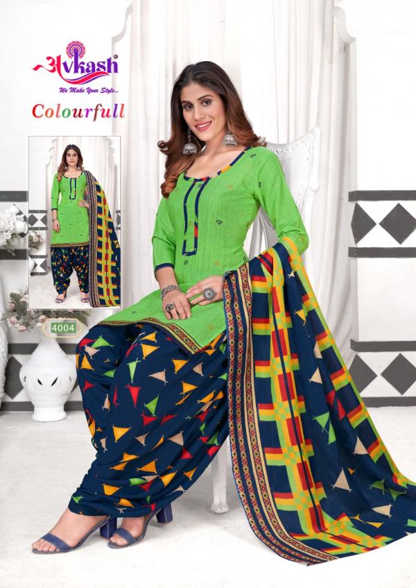 Avkash Colourful Vol-4 Cotton Designer Readymade With Inner Suit